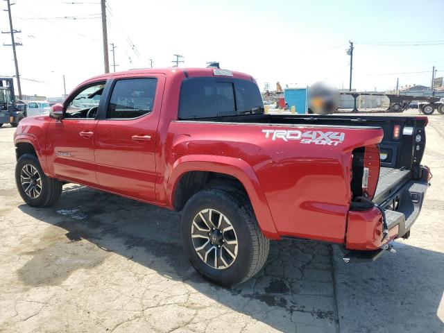 TOYOTA TACOMA DOU 2023 red  gas 3TMCZ5AN9PM609234 photo #3