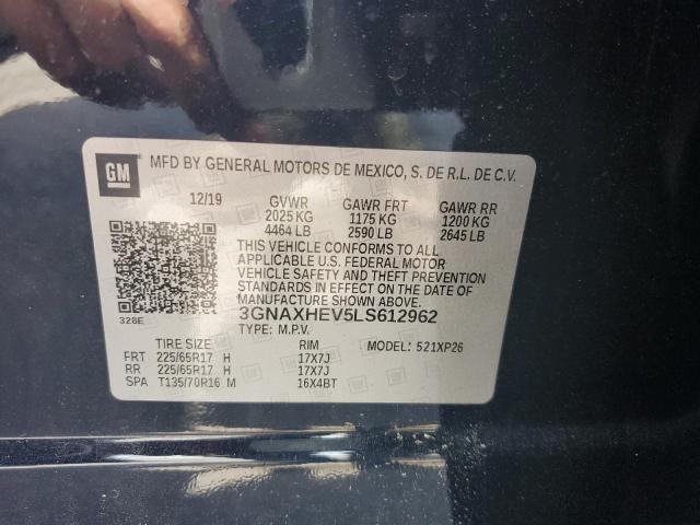 2020 CHEVROLET EQUINOX LS - 3GNAXHEV5LS612962
