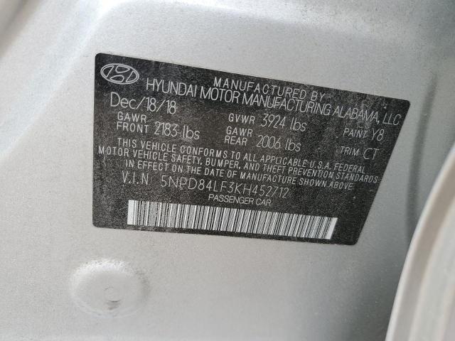 2019 HYUNDAI ELANTRA SE - 5NPD84LF3KH452712
