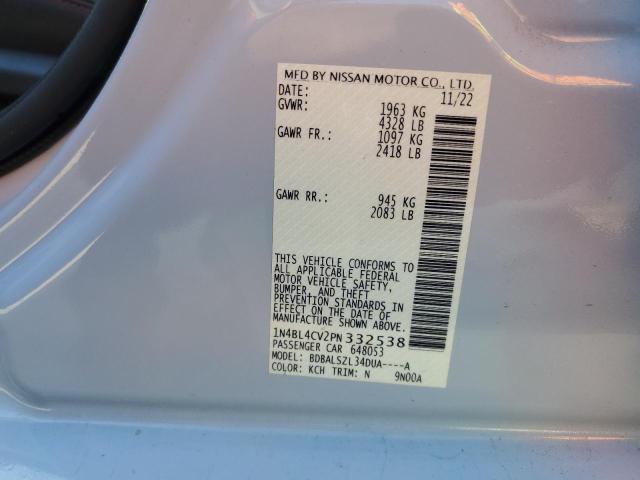 2023 NISSAN ALTIMA SR 1N4BL4CV2PN332538