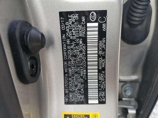 2017 LEXUS ES 300H - JTHBW1GG2H2149587
