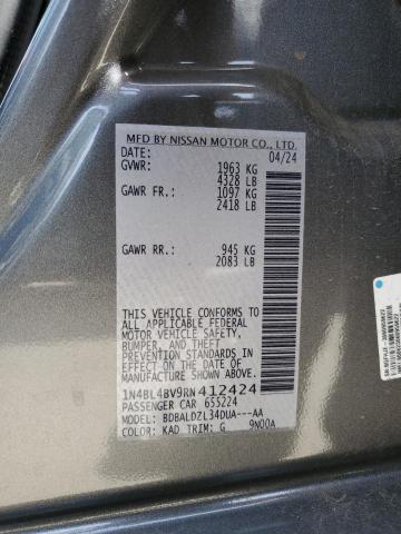 2024 NISSAN ALTIMA S - 1N4BL4BV9RN412424