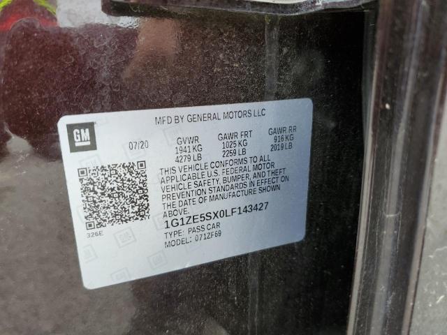 2020 CHEVROLET MALIBU PRE - 1G1ZE5SX0LF143427