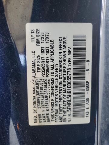 2014 HONDA ODYSSEY EX - 5FNRL5H61EB055778