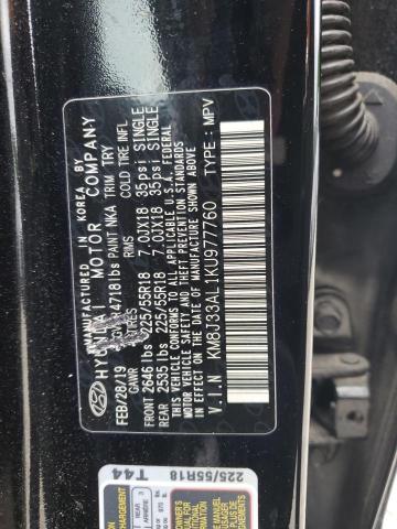 2019 HYUNDAI TUCSON LIM - KM8J33AL1KU977760
