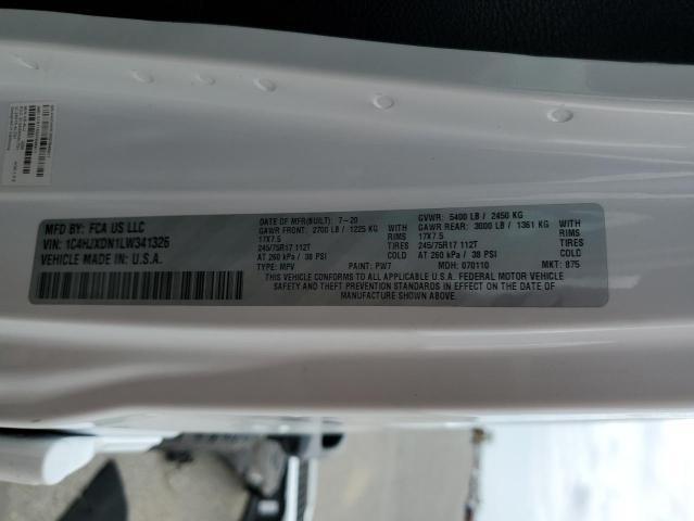 2020 JEEP WRANGLER U - 1C4HJXDN1LW341326
