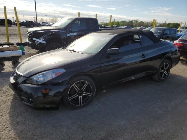 TOYOTA CAMRY SOLA 2007 black  gas 4T1FA38P87U127121 photo #1