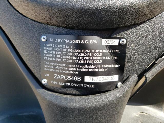 2024 PIAGGIO LIBERTY 50 ZAPC546B7R7004208