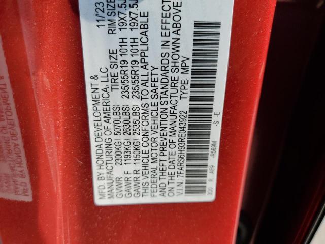 2024 HONDA CR-V SPORT - 7FARS6H93RE043922