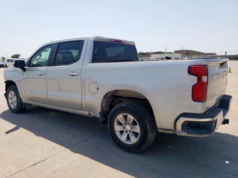 CHEVROLET SILVERADO 2021 silver  Gasoline 1GCPWCED3MZ245290 photo #3