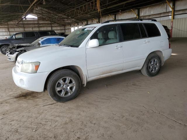 TOYOTA HIGHLANDER 2006 white  gas JTEDP21A660116825 photo #1