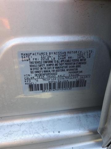 2017 NISSAN SENTRA SR 3N1CB7APXHY240432