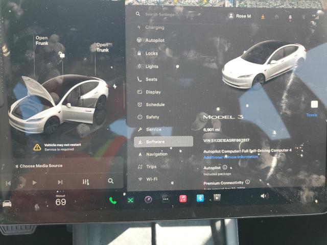 2024 TESLA MODEL 3 5YJ3E1EA5RF863817