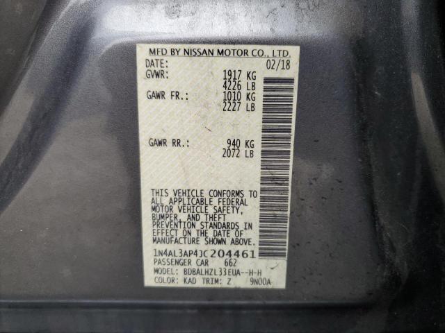 2018 NISSAN ALTIMA 2.5 - 1N4AL3AP4JC204461