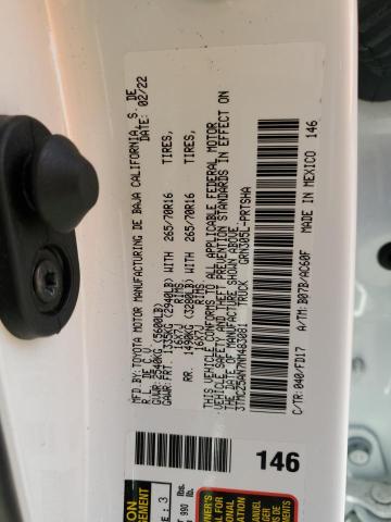 2022 TOYOTA TACOMA DOU - 3TMCZ5AN7NM483081