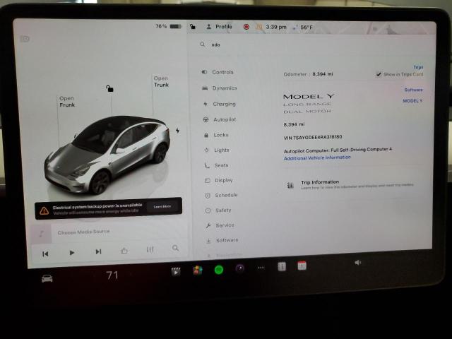 2024 TESLA MODEL Y - 7SAYGDEE4RA318180