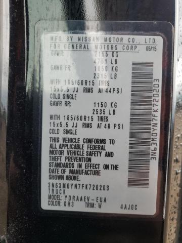 2015 CHEVROLET CITY EXPRE - 3N63M0YN7FK720203