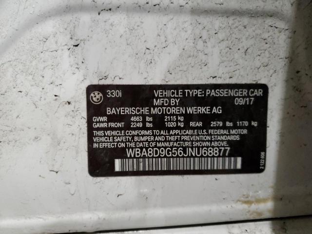 2018 BMW 330 XI - WBA8D9G56JNU68877