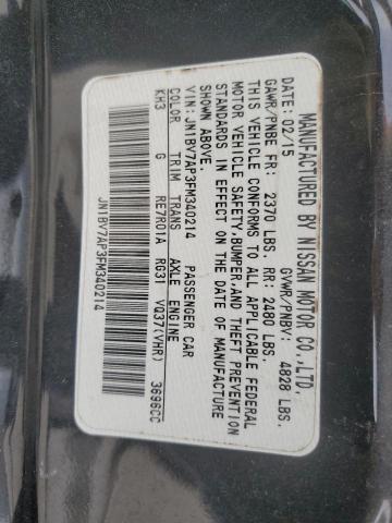 2015 INFINITI Q50 BASE - JN1BV7AP3FM340214