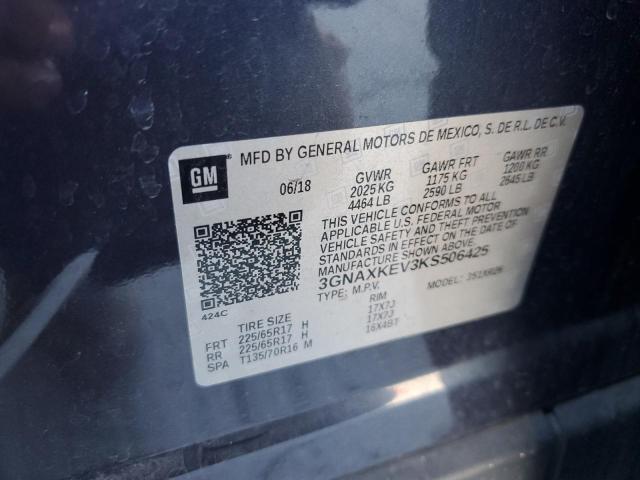 2019 CHEVROLET EQUINOX LT - 3GNAXKEV3KS506425