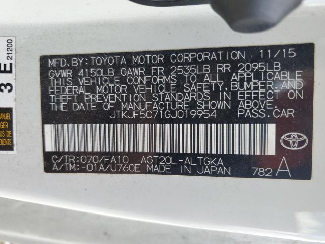 2016 TOYOTA SCION TC JTKJF5C71GJ019954