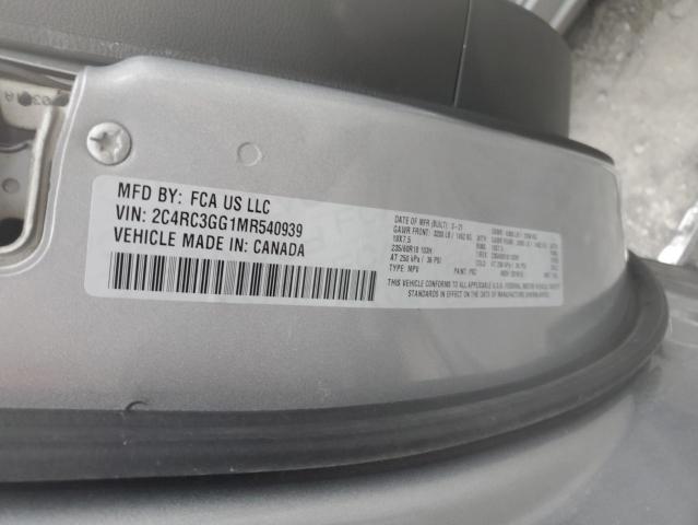 2021 CHRYSLER PACIFICA L 2C4RC3GG1MR540939