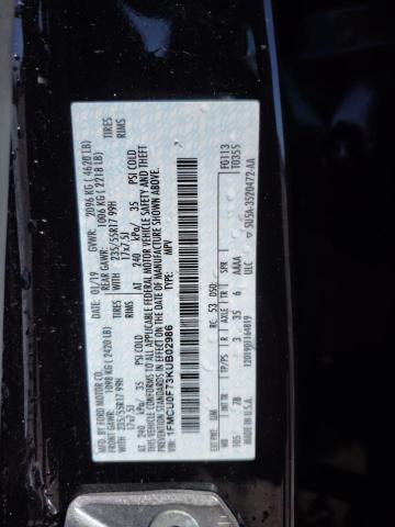 2019 FORD ESCAPE S - 1FMCU0F73KUB02986