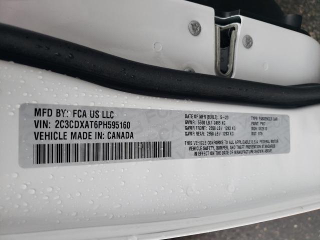2023 DODGE CHARGER PO - 2C3CDXAT6PH595160