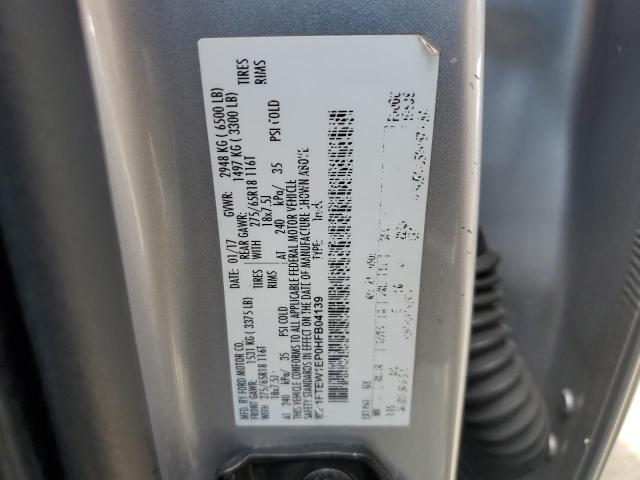 2017 FORD F150 SUPER - 1FTEW1EP0HFB04139