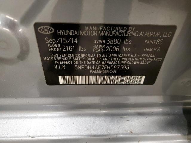 2015 HYUNDAI ELANTRA SE - 5NPDH4AE7FH587398