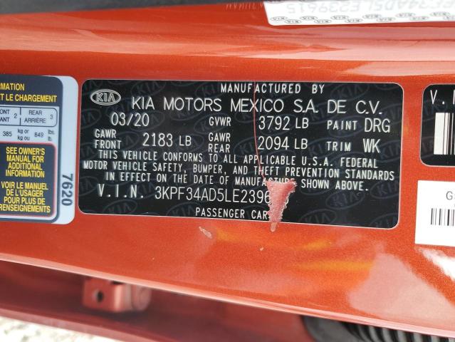 2020 KIA FORTE GT L - 3KPF34AD5LE239615