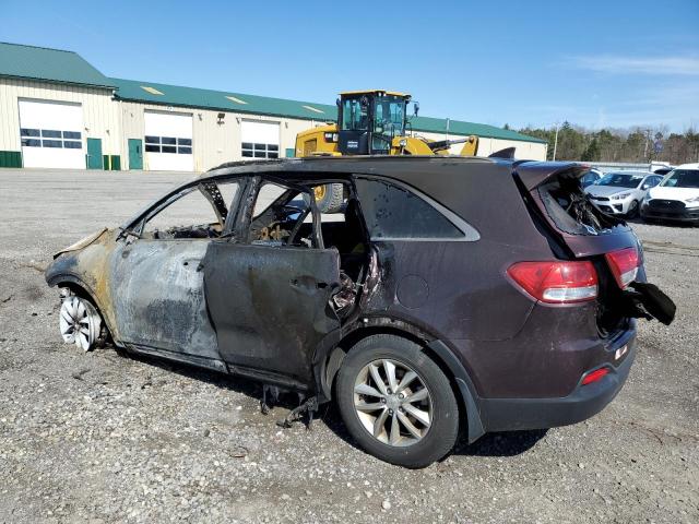 KIA SORENTO LX 2016 burgundy  gas 5XYPGDA37GG058458 photo #3