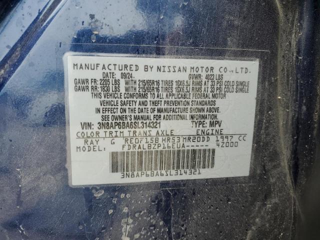 2025 NISSAN KICKS S - 3N8AP6BA6SL314321