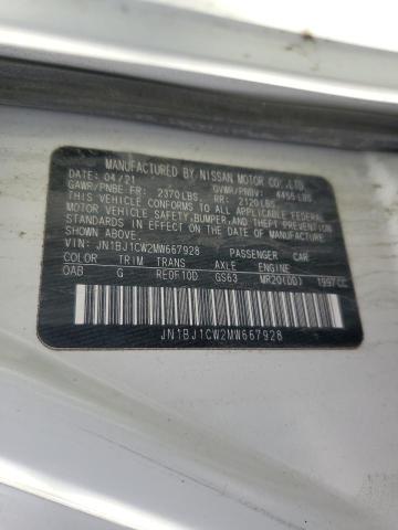 2021 NISSAN ROGUE SPOR - JN1BJ1CW2MW667928