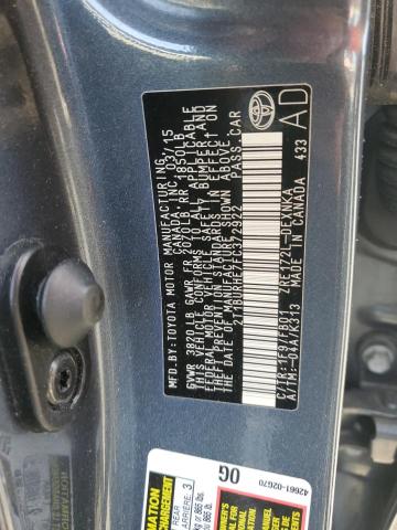 2015 TOYOTA COROLLA L - 2T1BURHE7FC372922