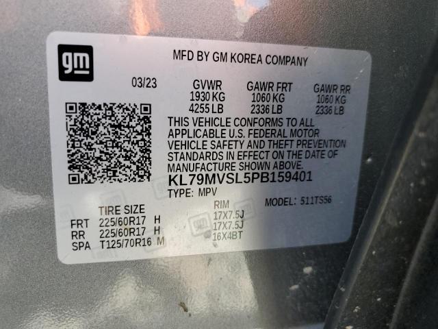 2023 CHEVROLET TRAILBLAZE - KL79MVSL5PB159401