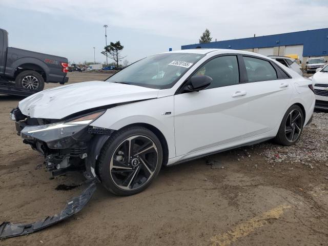 Vin: kmhlr4af0nu363102, lot: 53620155, hyundai elantra n line 2022 img_1