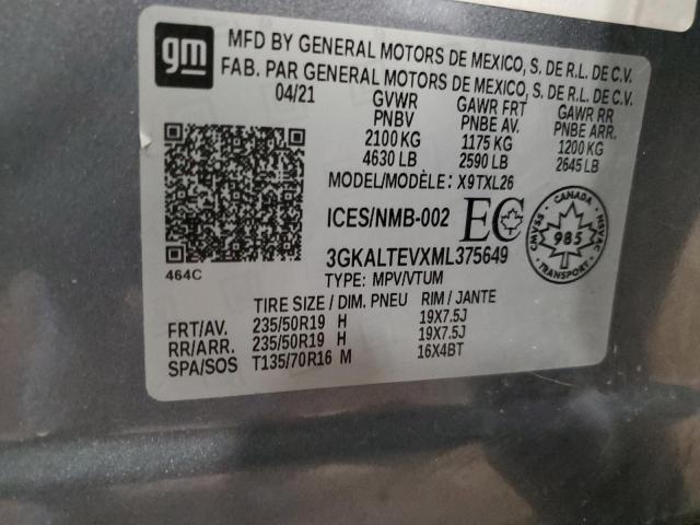 2021 GMC TERRAIN SL - 3GKALTEVXML375649