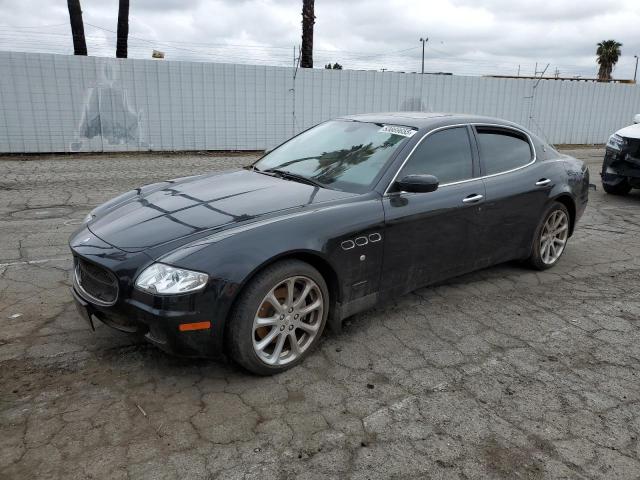 MASERATI QUATTROPOR 2007 black sedan 4d gas ZAMFE39A870031219 photo #1