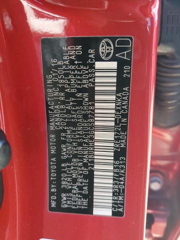 2016 TOYOTA COROLLA L - 2T1BURHE3GC587781