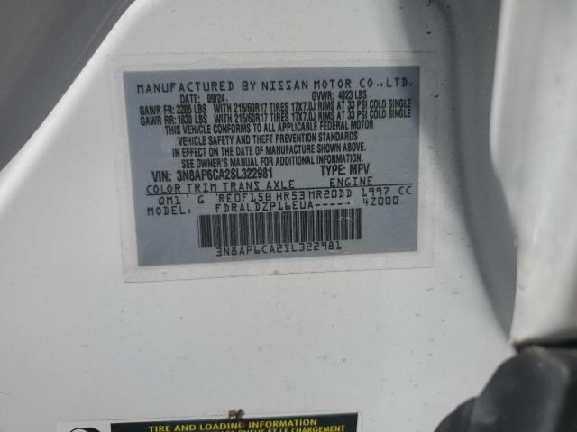 2025 NISSAN KICKS SV - 3N8AP6CA2SL322981
