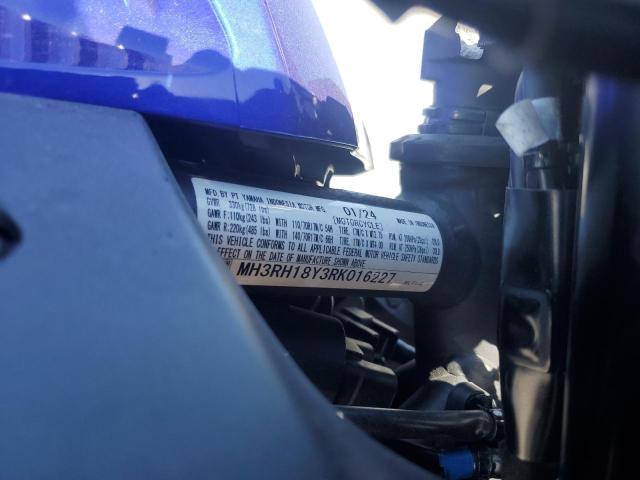 2024 YAMAHA YZFR3 A MH3RH18Y3RK016227