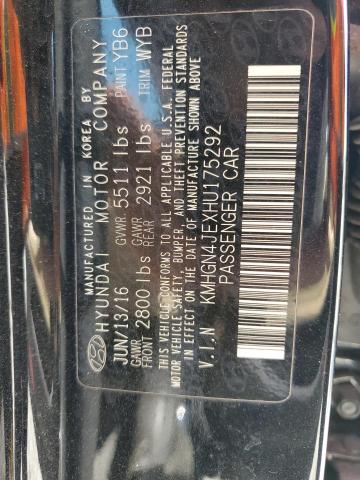 2017 GENESIS G80 BASE - KMHGN4JEXHU175292