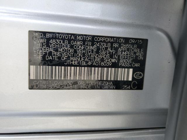 2015 LEXUS GS 350 JTHBE1BL4FA018039
