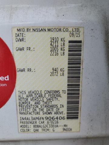 2015 NISSAN ALTIMA 2.5 - 1N4AL3AP6FN906406