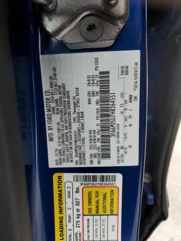 2017 FORD FUSION TIT 3FA6P0SU7HR264551