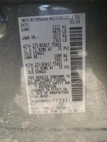 2014 NISSAN ROGUE S - 5N1AT2MV6EC777331