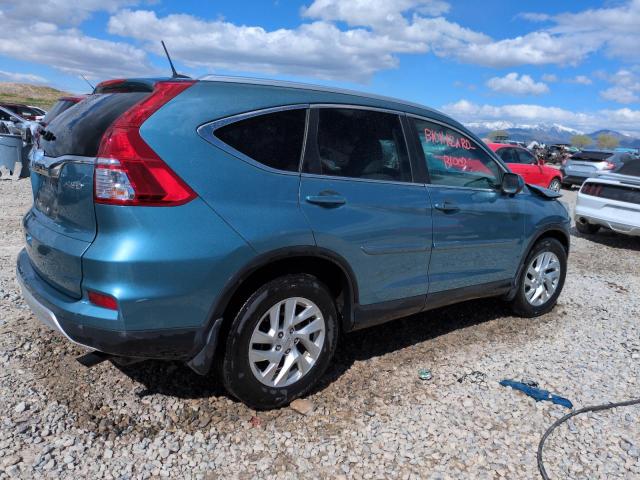 HONDA CR-V EXL 2015 teal  gas 5J6RM4H76FL073752 photo #4