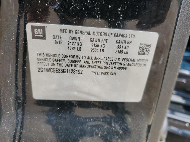 2016 CHEVROLET IMPALA LIM - 2G1WC5E33G1128192