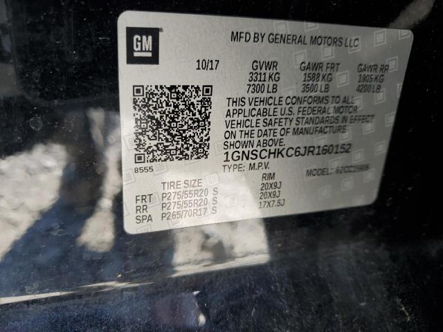 2018 CHEVROLET SUBURBAN C - 1GNSCHKC6JR160152